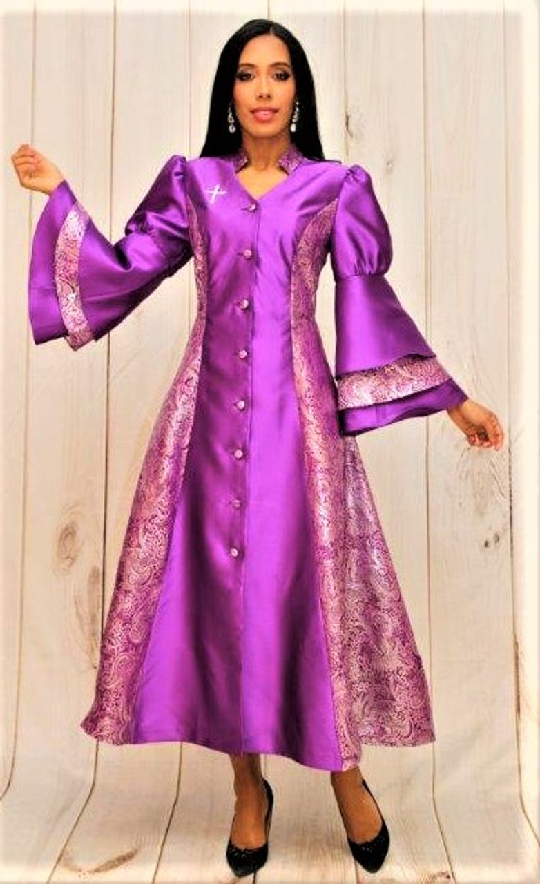 ladies purple dress