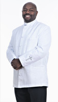 Men's Gershon Clergy Jacket In White