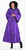 001 Ladies 1-Piece Designer Clergy Dress In Purple