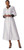 Women's 1-Piece Preaching Robe Dress In White - 4816