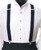 Men's Clip-On Suspender Set In NAVY