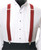 Men's Clip-On Suspender Set In RED