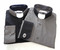 Charcoal & Black Two Tone Affordable Tab Collar Clergy Shirt