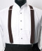 Men's Clip-On Suspender Set In BROWN