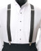 Men's Clip-On Suspender Set In GRAY