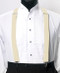 Men's Clip-On Suspender Set In IVORY