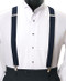 Men's Clip-On Suspender Set In NAVY