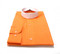 Banded Collar Affordable Clergy Bishop Shirt in Orange