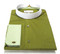 Men's Banded Collar French Cuff Clergy Shirt In Olive