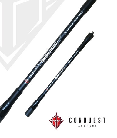 アーチェリー コンクエスト スマックダウン500PRO スタビライザー Conquest Smacdown .500 PRO Front Bar - The Worlds stiffest