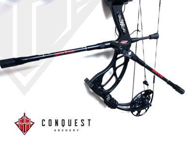 Stabilisateur De Chasse CONQUEST ARCHERY CF .500 - 15 Pouces - Noir Mat - NEUF
