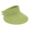 Jacaru Green Sun Visor Roll Up Hat