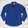 Burke & Wills Royal Blue Flinders Work Shirt