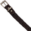 Jacaru Brown Looped Kangaroo Leather Belt