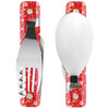 Akinod Luxury Magnetic Travel Cutlery - Helianthemum Red