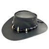 Jacaru Black Ayers Croc Hat