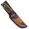Western Crosstrail Stag Handle Fixed Knife