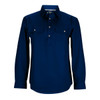 Burke & Wills Navy Blue Flinders Work Shirt