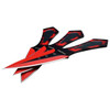 Perfect Point Red Flame Throwing Knives 3 Pack