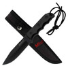 MTech USA Black Handle Fixed Blade Knife
