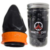 The Pocket Shot Slingshot with Black Clay Pellets