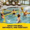 4 way water polo, 4 way water volleyball