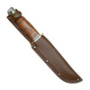 Elk Ridge Leather Handle Bowie knife Elk Ridge Leather Handle Bowie knife