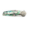 Elk Ridge Abalone Damascus Ball Bearing Pocket Knife