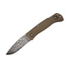 Salamandra Geminis Light Flax VG-10 Damascus Pocket Knife