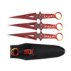 Perfect Point Red Devil Throwing Knives set of 3