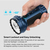 Olight Marauder Mini 2 Flood & Spot + Red Combo Torch - 10000Lm - Blue