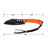Elk Ridge Fixed Blade Knife - Orange