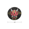 Red & Black Devil Throwing Knives & Target