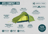 Vango Apex Compact 200 Tent - 2 Person