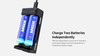 XTAR FC2 2-Bay USB-C Li-ion & NiMH Battery Charger