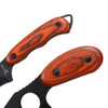 Elk Ridge 2 Piece Hunting Knife Set with Gut Hook Skinner - Wood Handle