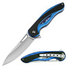 MTech USA Folding Knife - Blue Aluminium Handle