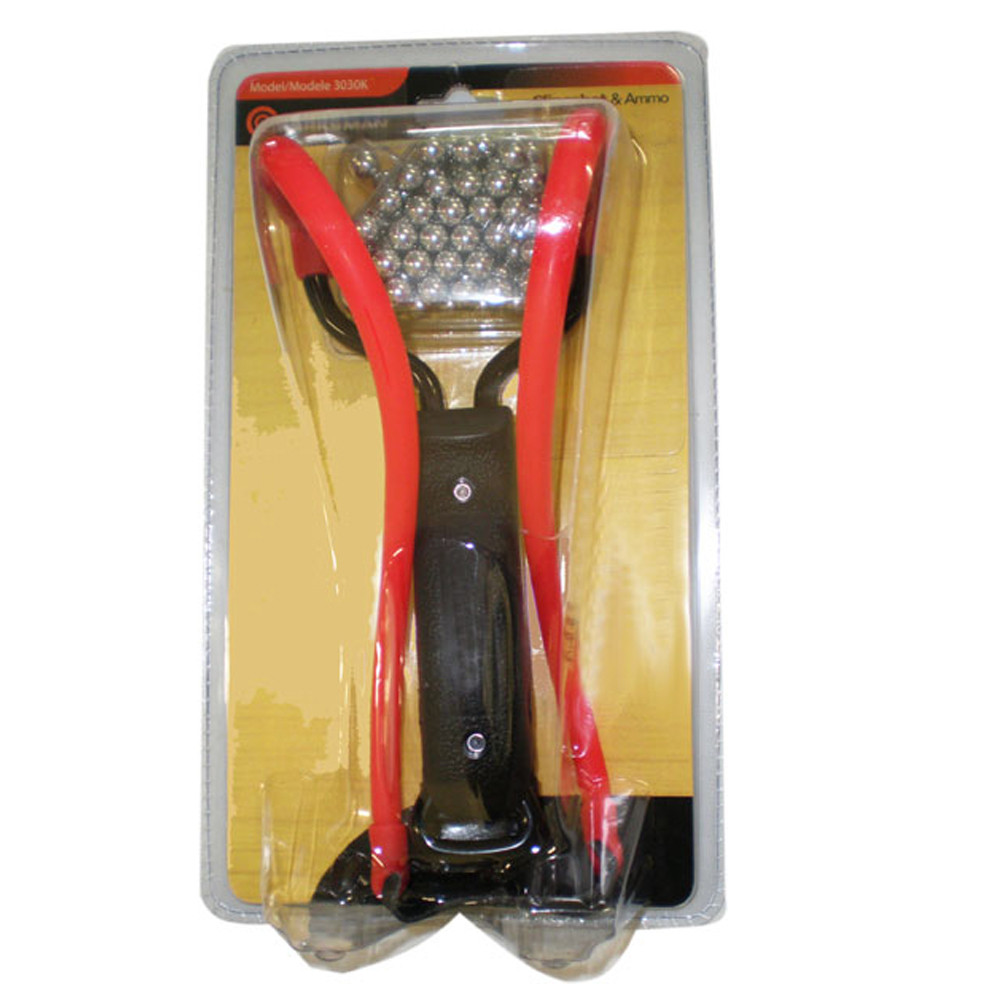 Marksman Laserhawk Slingshot & Pellets Kit Outdoors Warehouse