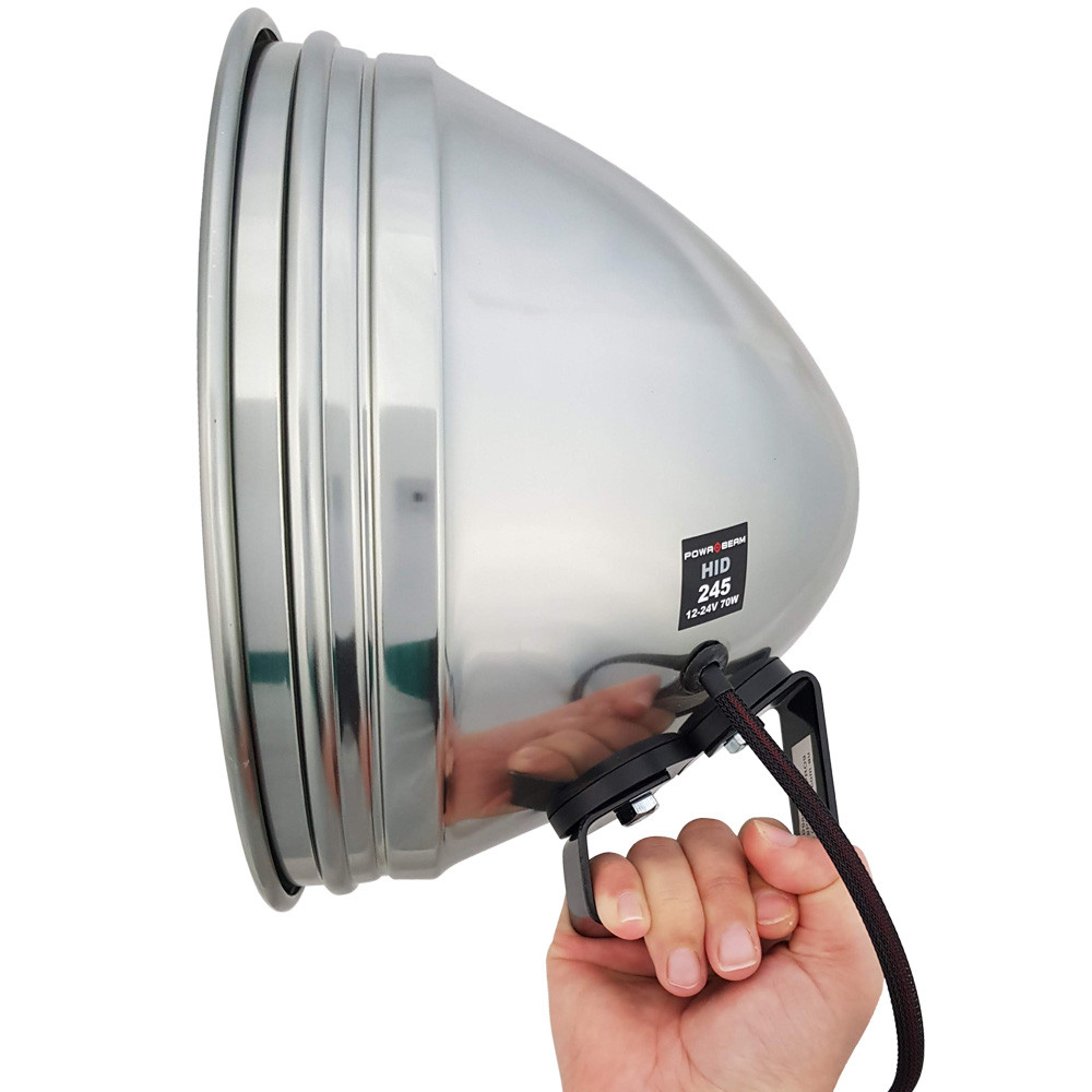 Powa Beam 9" 70w HID Spotlight with Bracket Outdoors Warehouse