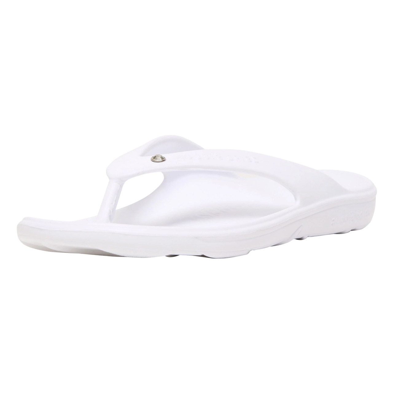 Aussie Soles Starfish 3.3 Orthotic Arch Support Thongs - White with ...