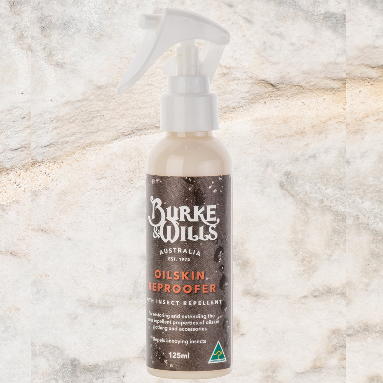 Burke & Wills Oilskin Reproofer Spray 125ml Outdoors Warehouse