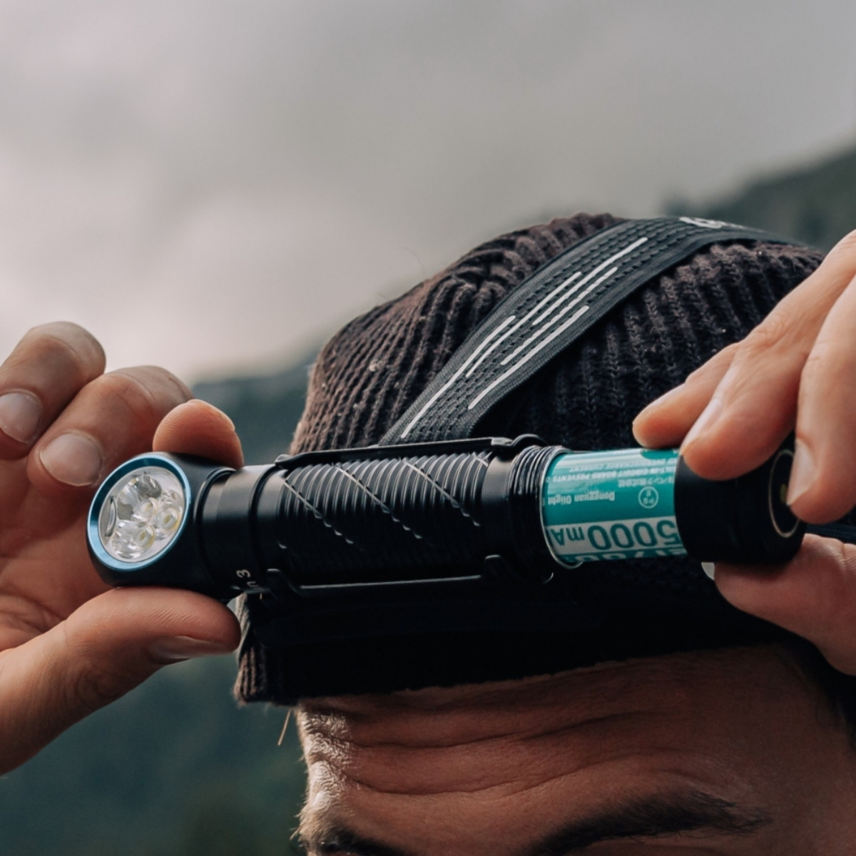 Olight Perun 3 Midnight Blue Headlamp - 3000lm | Outdoors Warehouse