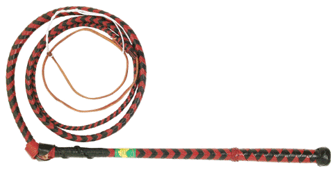 Kangaroo Hide Two-Toned "Kookaburra" Whip