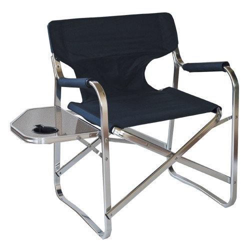 Supex Camping Aluminium Directors Chair w/ Side Table