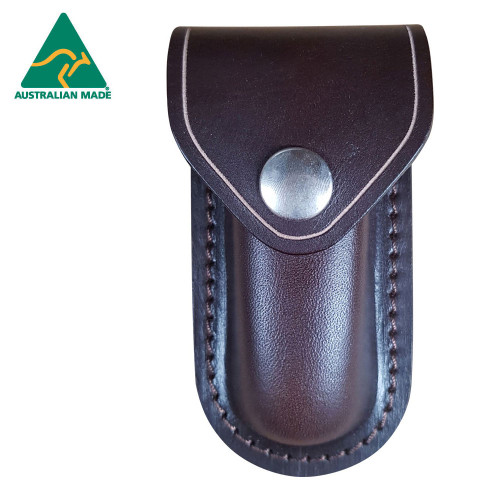 Leather Moulded Knife Pouch 90mm