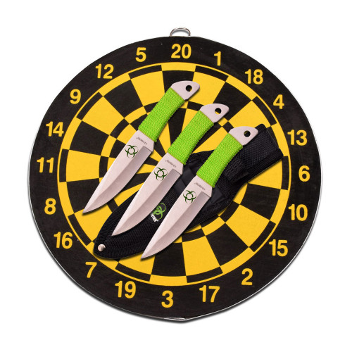 Z-Hunter Zombie Throwing Knives & Target