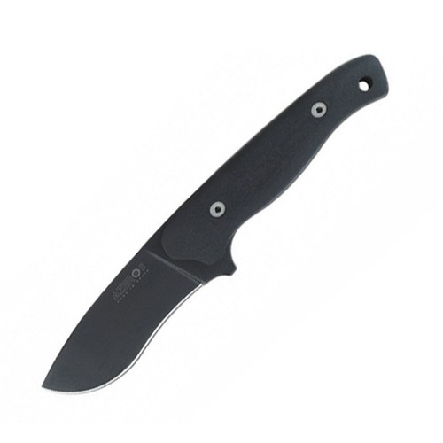 Azero HDM Black Handle Tactical Knife with Molle Sheath 230mm