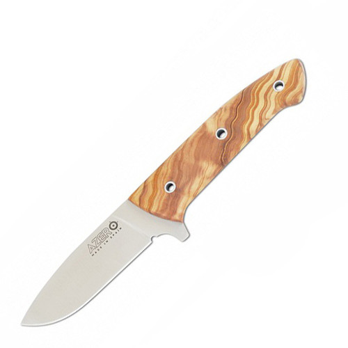 Azero Stainless Steel Olive Wood Hunting Knife 200mm