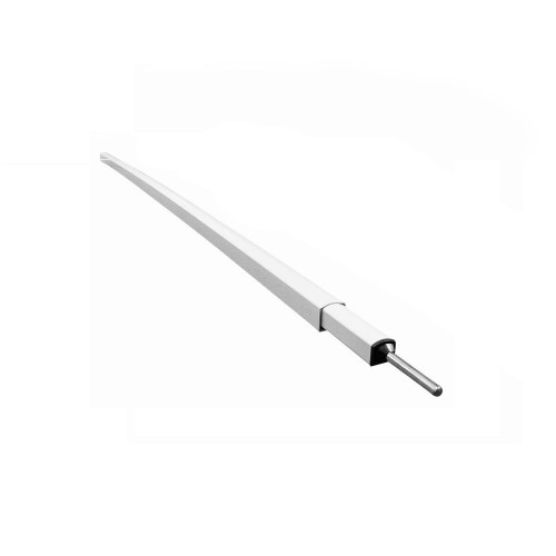 Supex White Slight Curve Aluminium Roof Rail