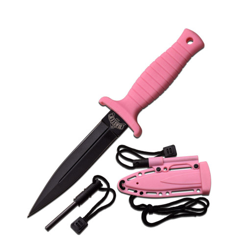 Master USA Pink Dagger with Fire Starter